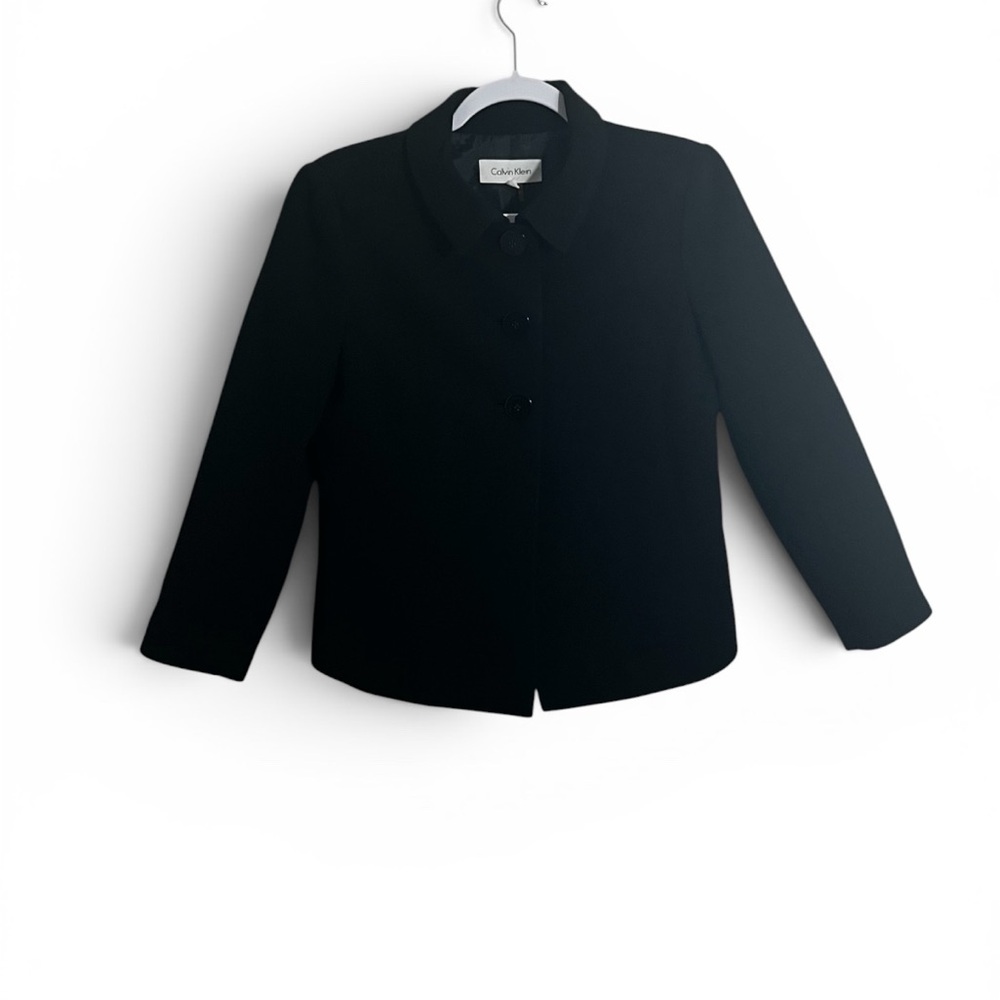 Calvin Klein Black Lined Jacket - Picture 2 of 5